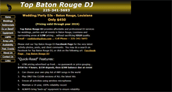Desktop Screenshot of batonrougedj.net